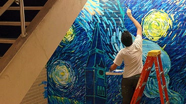 Agree Ahmed (SFS '15) Goghs Back to When He Painted “Starry Night